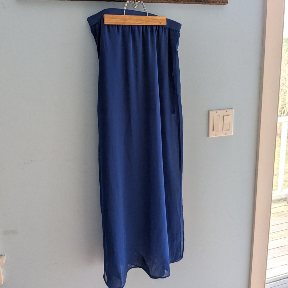 Elegant Blue Women's Skirt